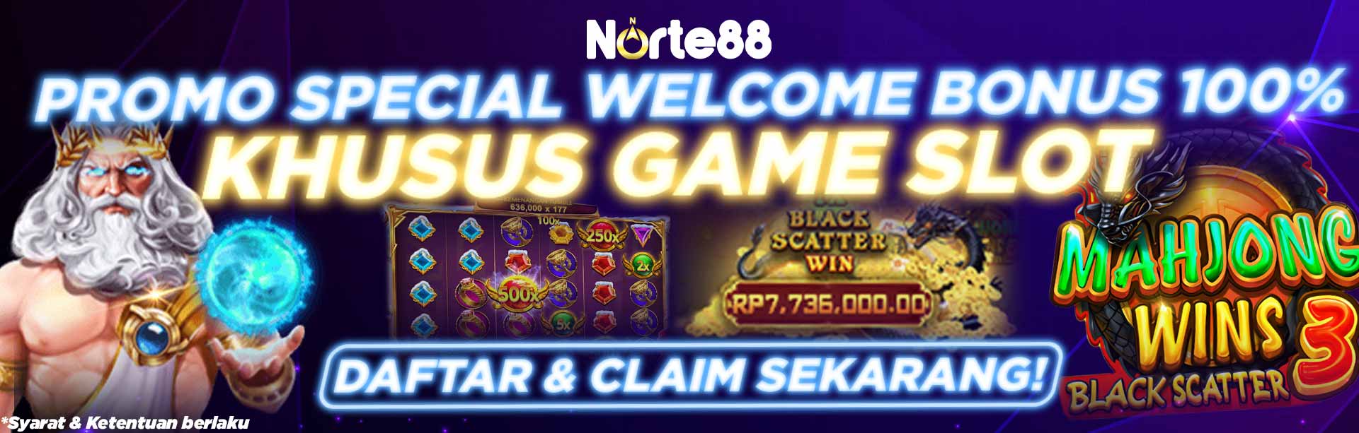 WELCOME BONUS 100%